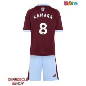 Aston Villa Boubacar Kamara #8 Hjemmebanesæt Børn 2026-27 Kort ærmer (+ korte bukser)